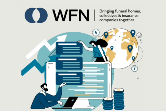 A photograph of an article entitled Digital revolution with WFN, the Silver partner of Convention